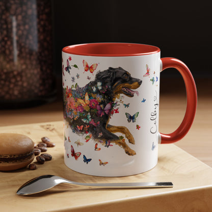 Hovawart #3 Colorful Accent Mugs, 11oz