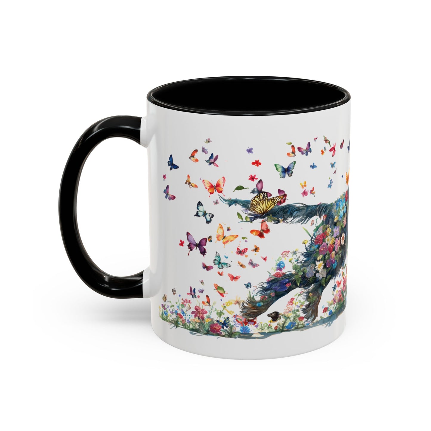 Gordon Setter Personalized Accent Mugs, 11oz