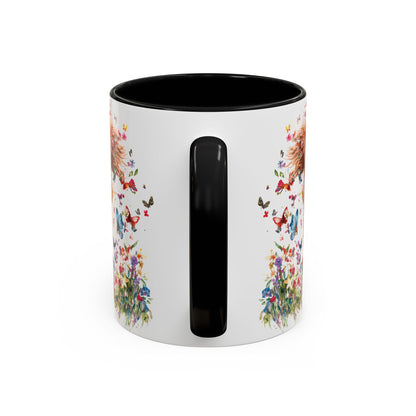 Ruby Cavalier King Charles Spaniel  Personalized Accent Mugs, 11oz