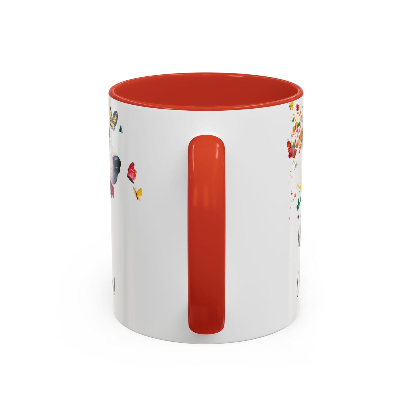 Basset Hound “Live like the gate was left open" Accent Mugs, 11oz
