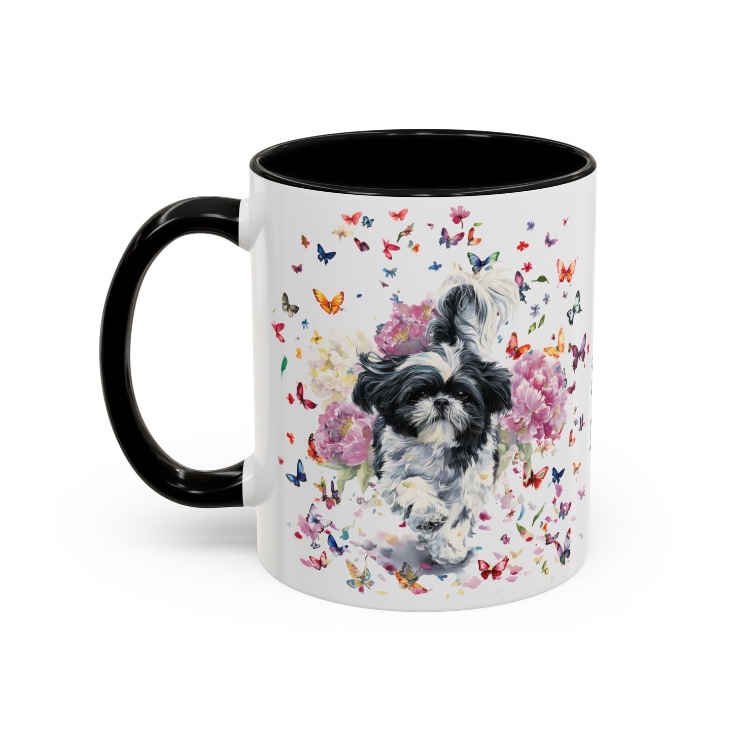 Shih Tzu #4 Personalized Accent Mugs, 11oz