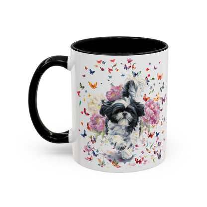 Shih Tzu #4 Personalized Accent Mugs, 11oz