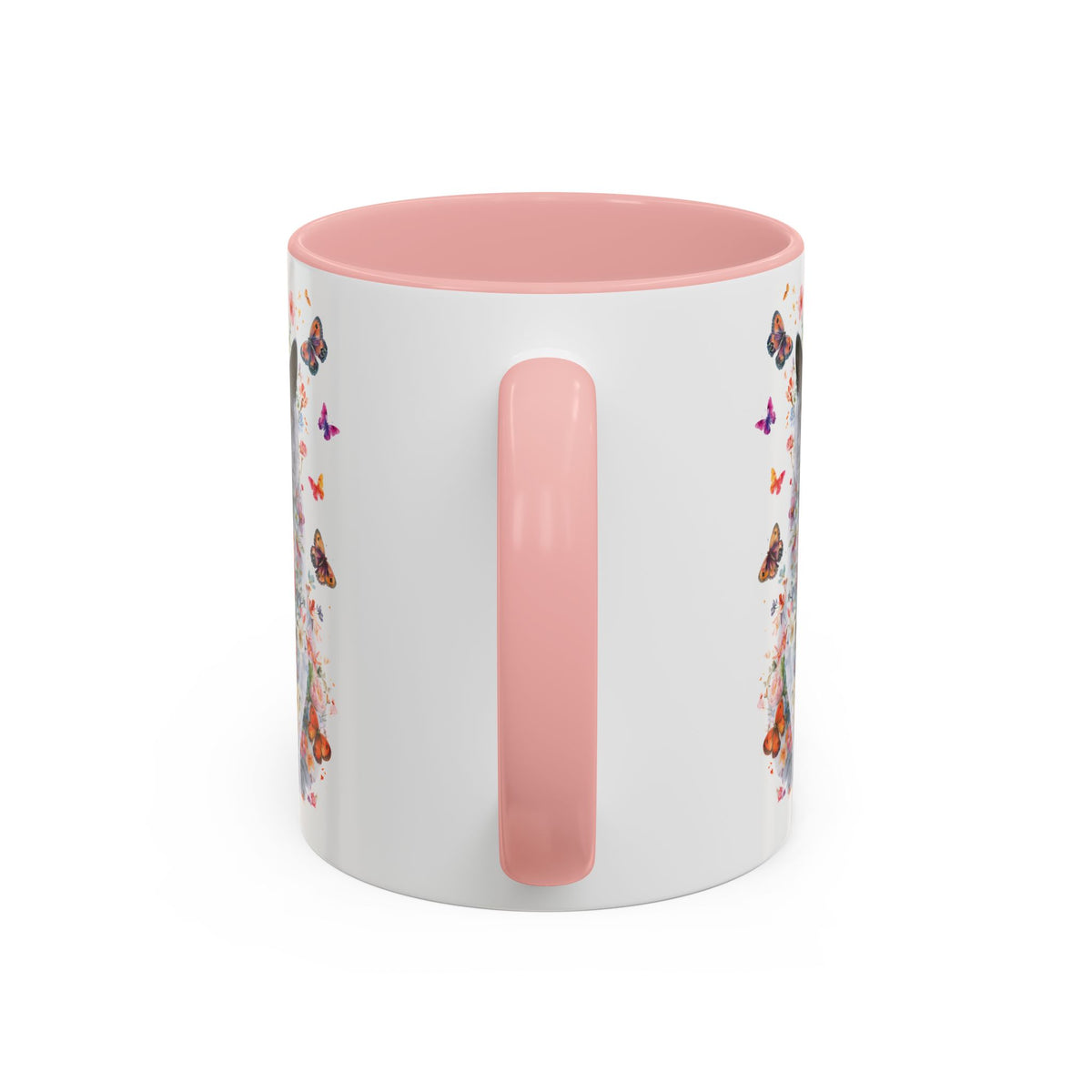 British Blue Cat #2 Personalized Accent Mugs, 11oz