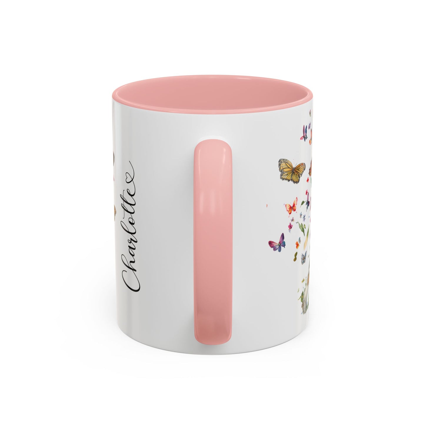 Australian Shepherd (Docked) Blue Merle Personalized Accent Mugs, 11oz