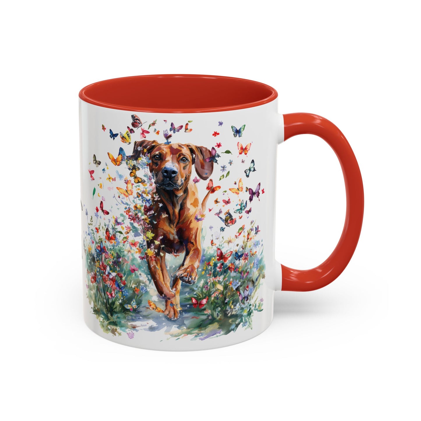 Rhodesian Ridgeback #2 Personalized Accent Mugs, 11oz