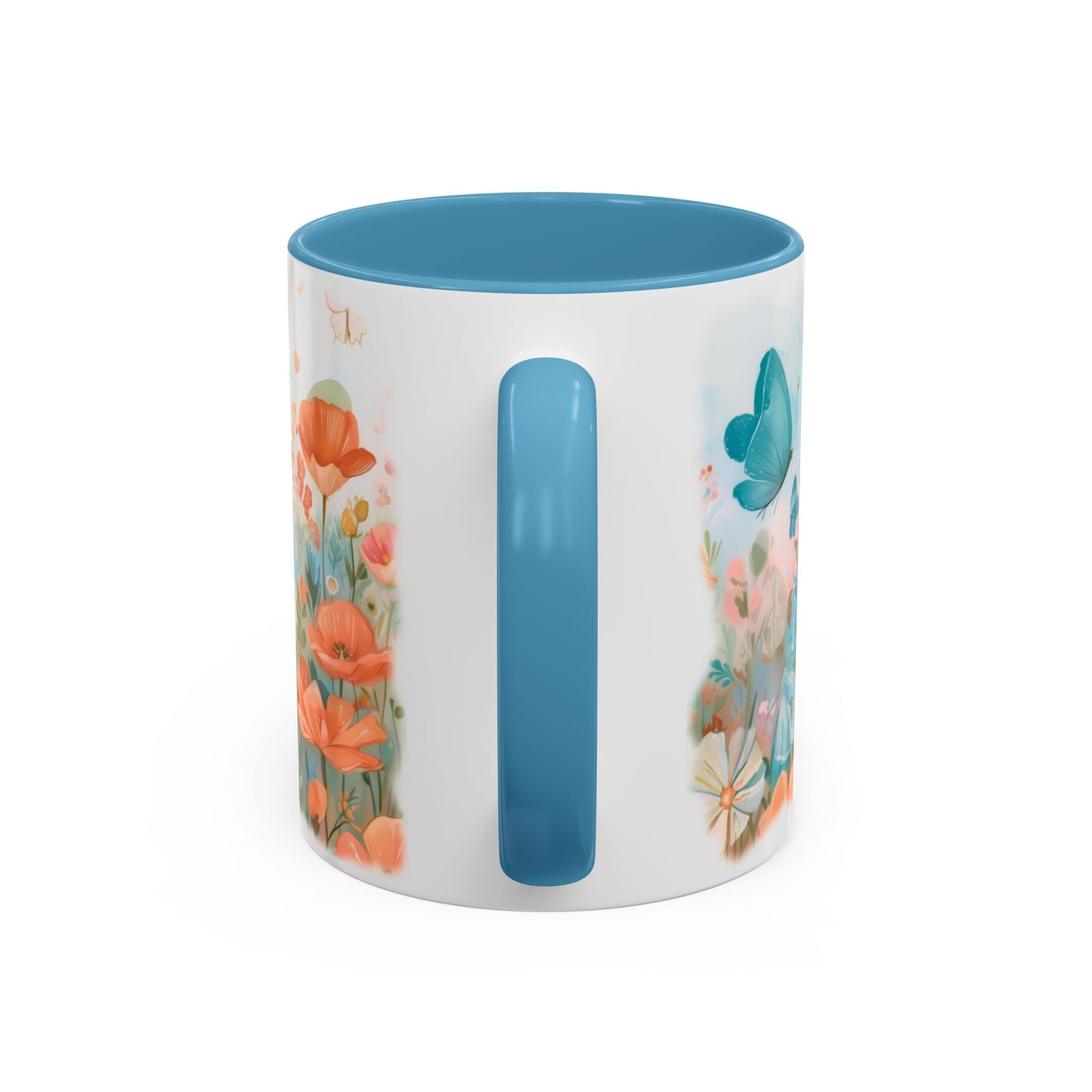 Blue Fairy Personalized Accent Mugs, 11oz