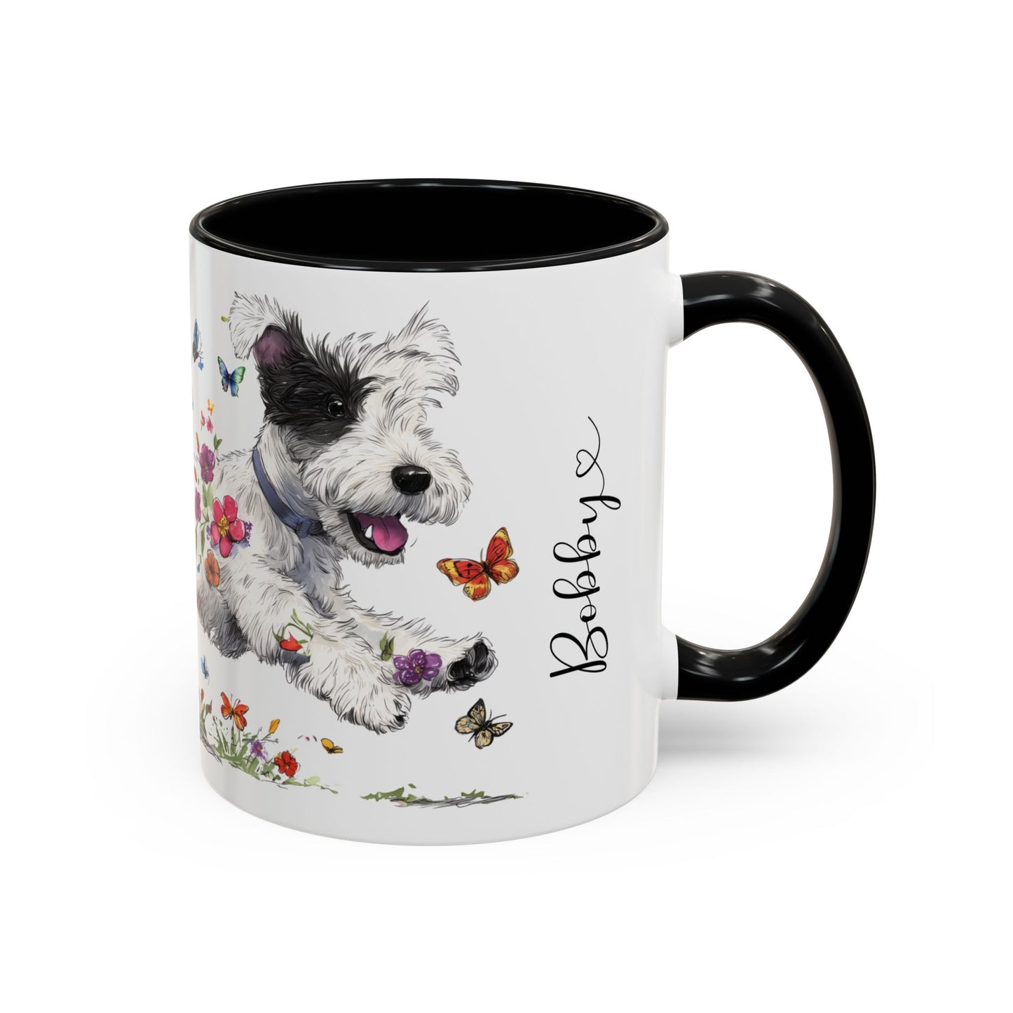Sealyham Terrier Personalized Accent Mugs, 11oz