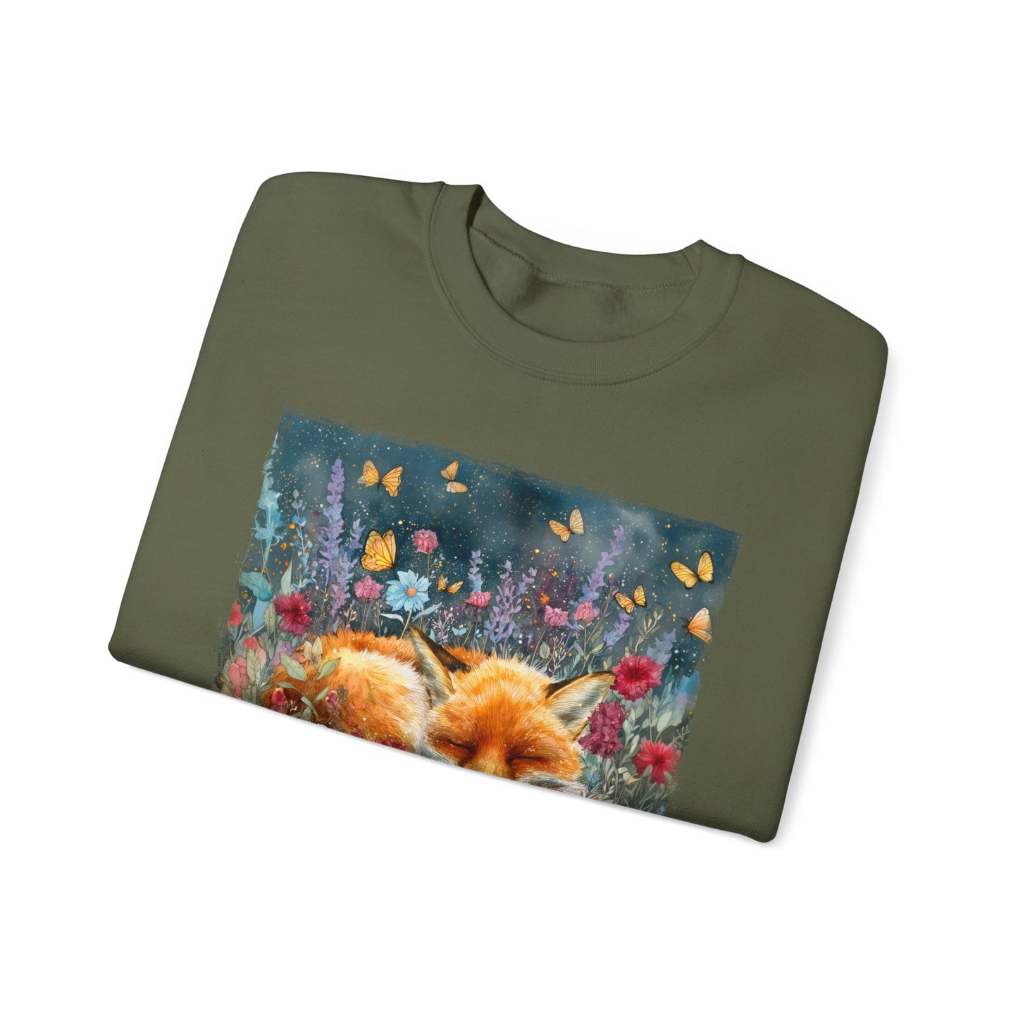 Fox sleeping #3 Unisex Sweat Shirt.