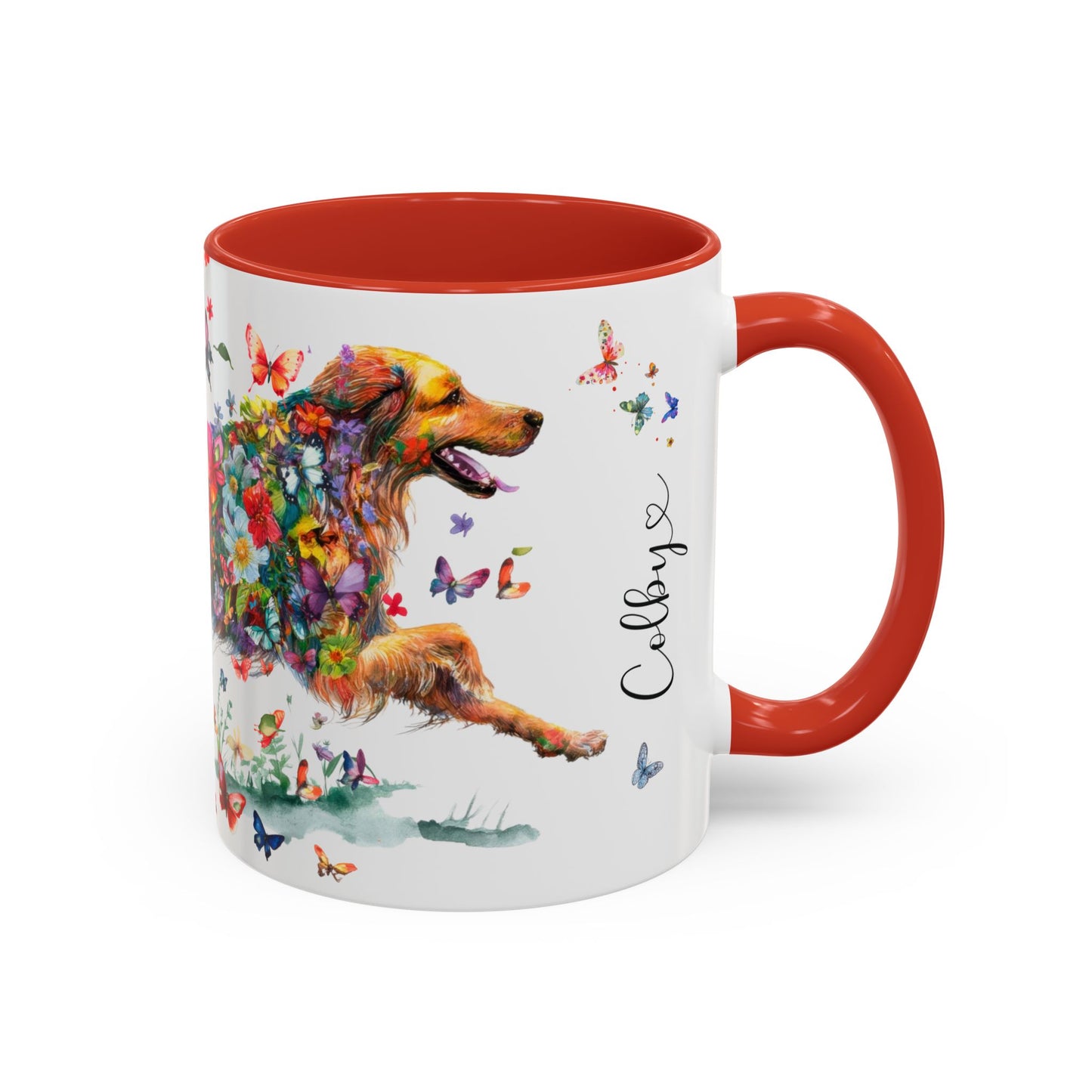 Hovawart #1 Colorful Accent Mugs, 11oz
