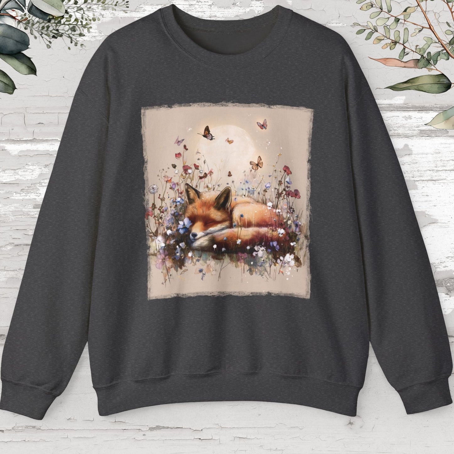 Fox sleeping #5 Unisex Sweat Shirt.
