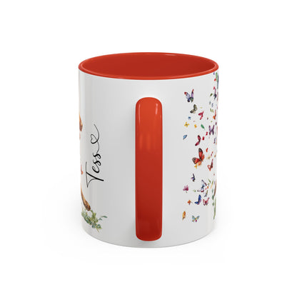 Chesapeke Bay Retriever Personalized Accent Mugs, 11oz