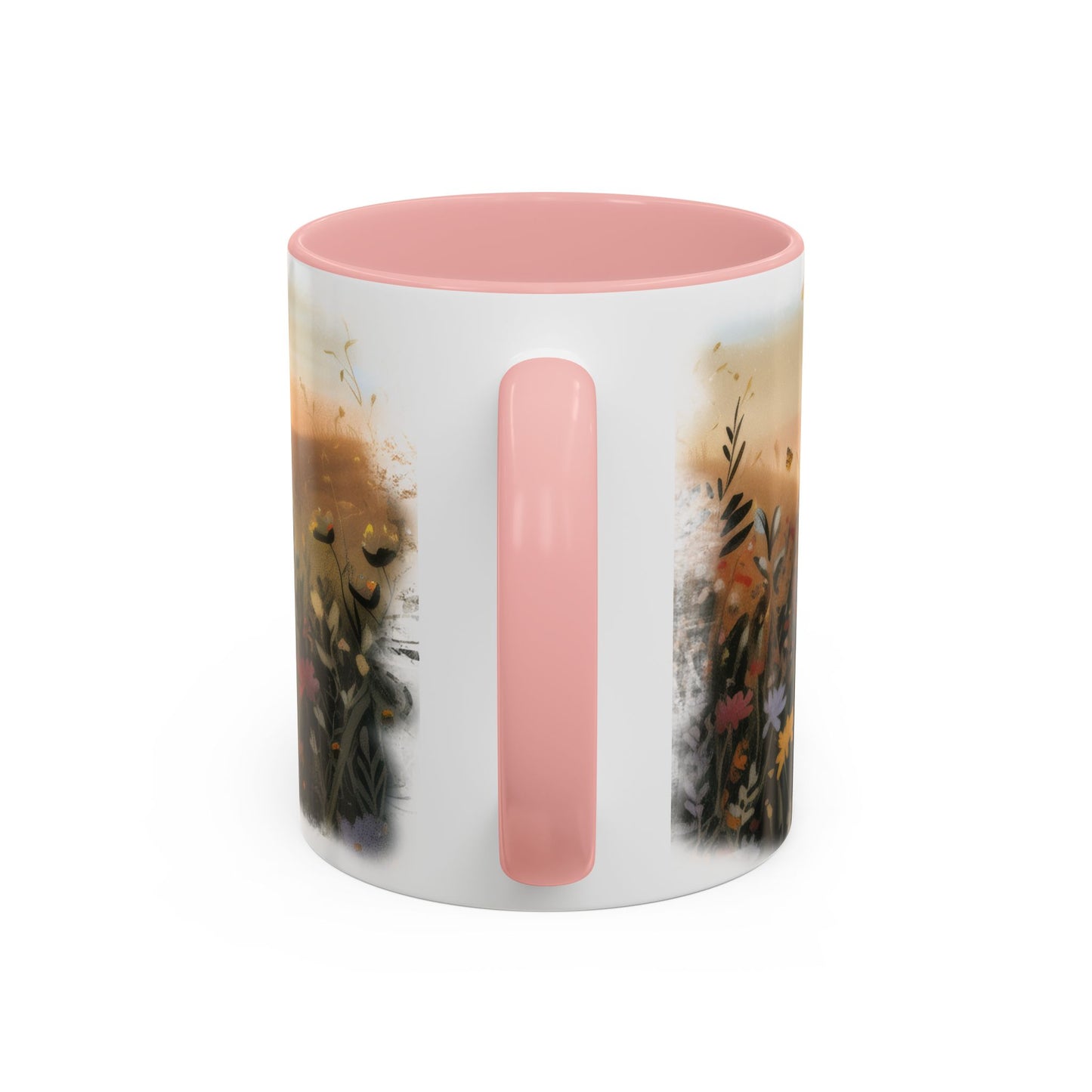 Fox sleeping #1 Personalized Accent Mugs, 11oz