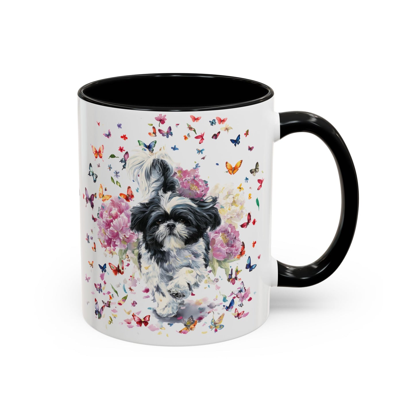 Shih Tzu #4 Personalized Accent Mugs, 11oz