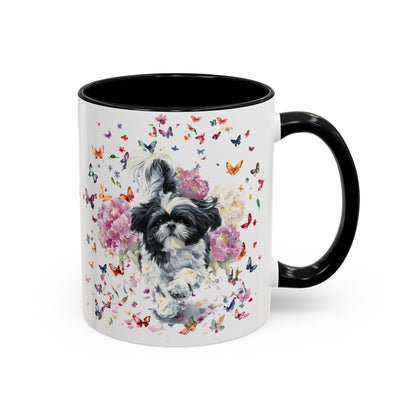 Shih Tzu #4 Personalized Accent Mugs, 11oz