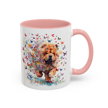 Chow Chow #6 Personalized Accent Mugs, 11oz
