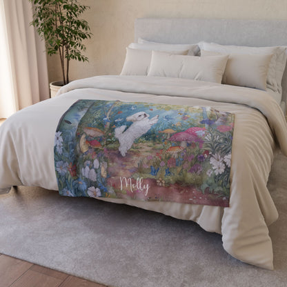 Shih Tzu #2 Dancing Mystical Forest Personalised Blanket