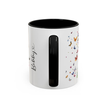 Boxer #1 Personalized Accent Mugs, 11oz