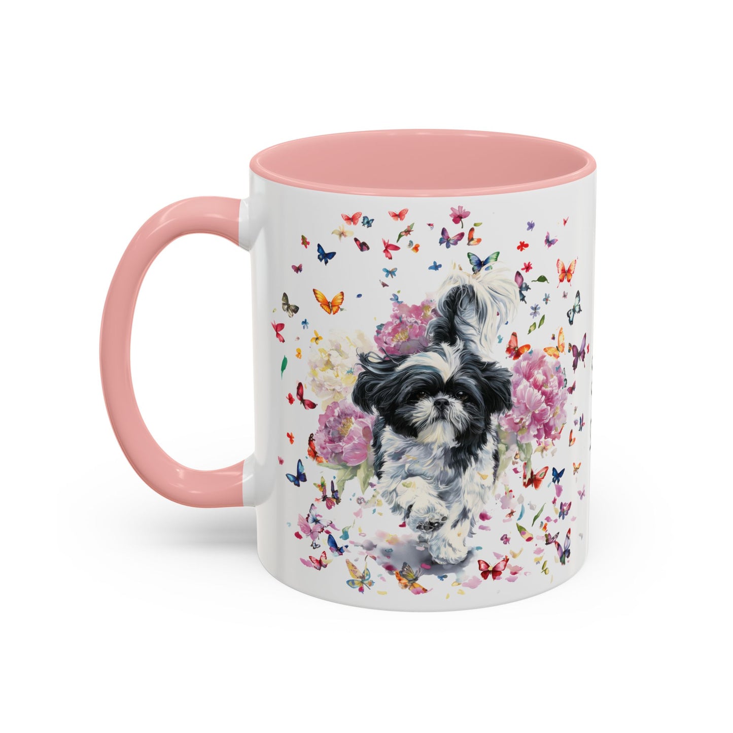 Shih Tzu #4 Personalized Accent Mugs, 11oz