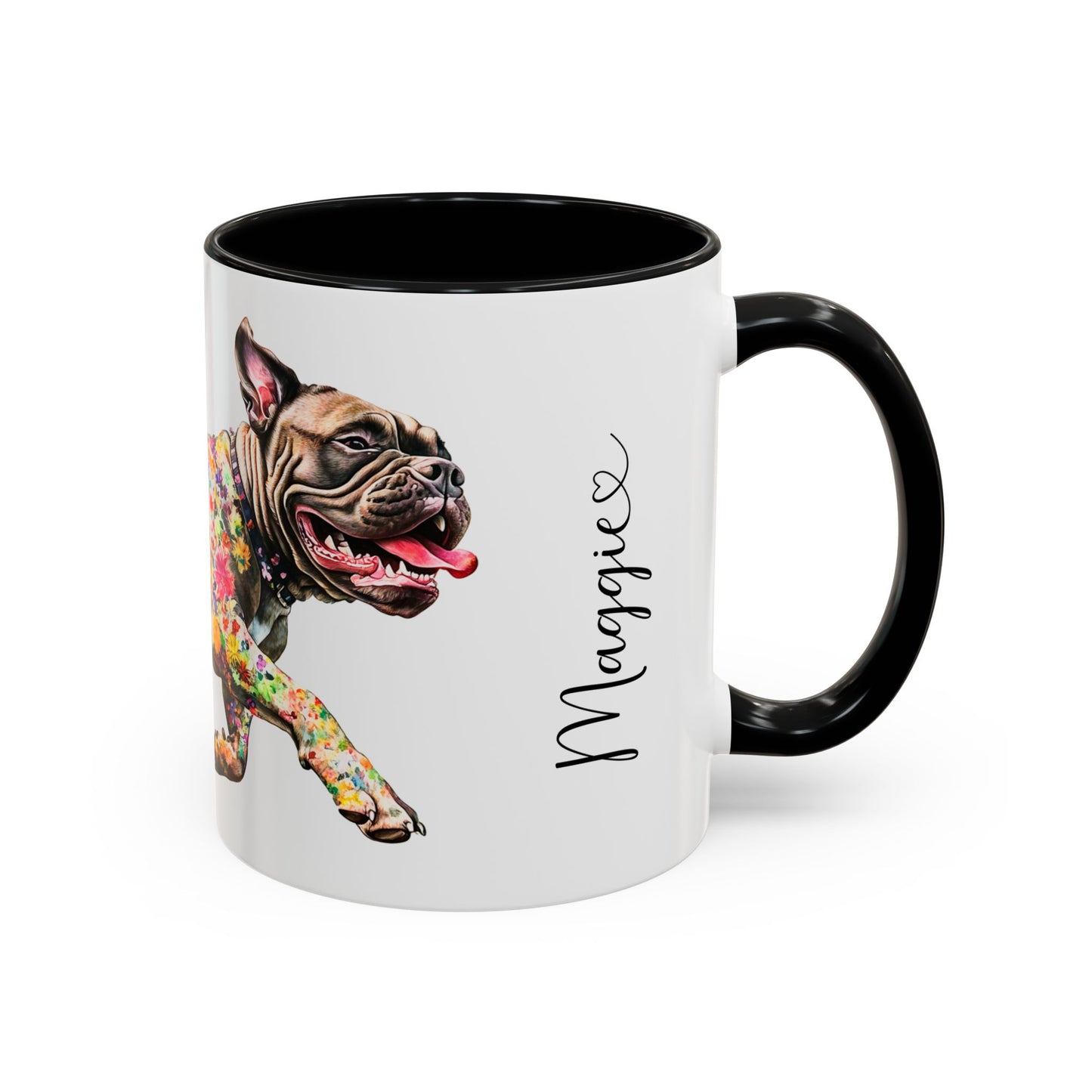 Bullmastiff #1 Personalized Colorful Accent Mugs, 11oz