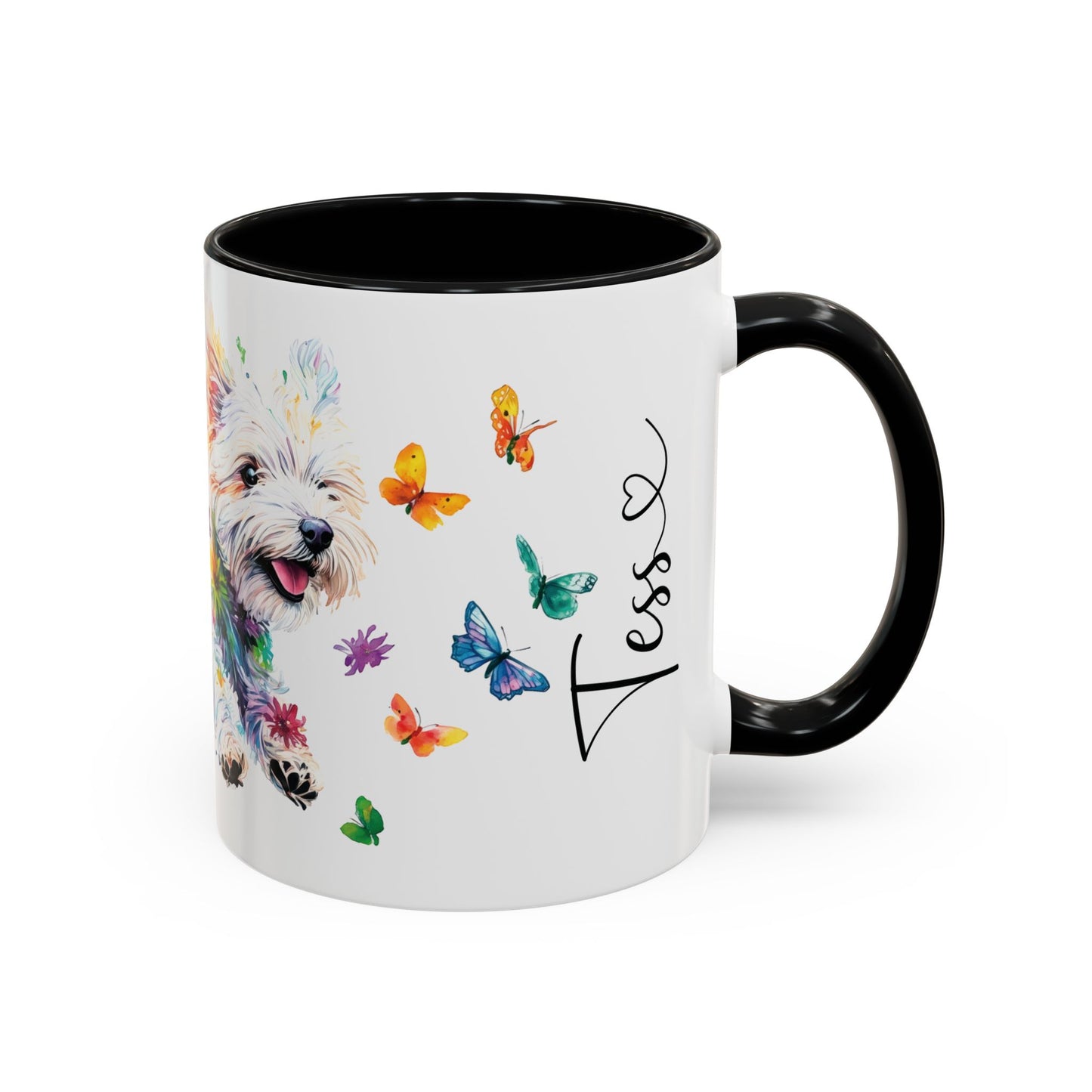 West Highland Terrier Personalized Accent Mugs, 11oz