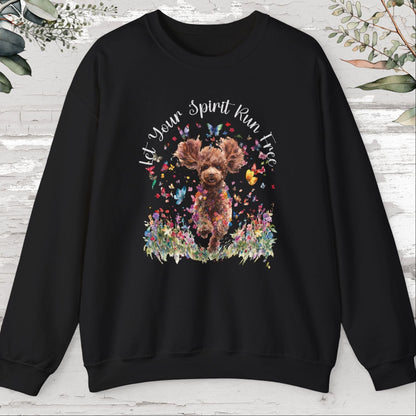 Cavapoo/Cavoodle Let your spirit run free, Sweatshirt