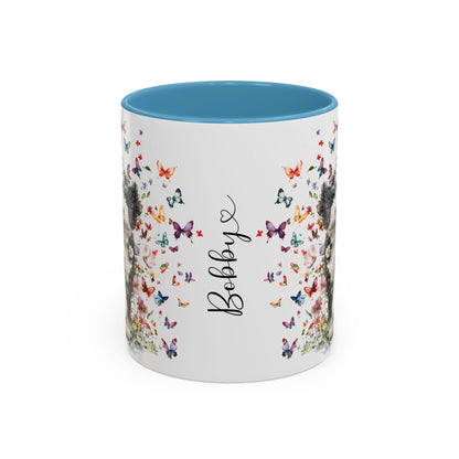 Bernedoodle #2 Personalized Accent Mugs, 11oz