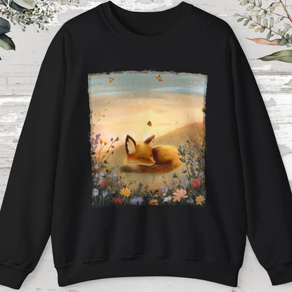 Fox sleeping #4 Unisex Sweat Shirt.