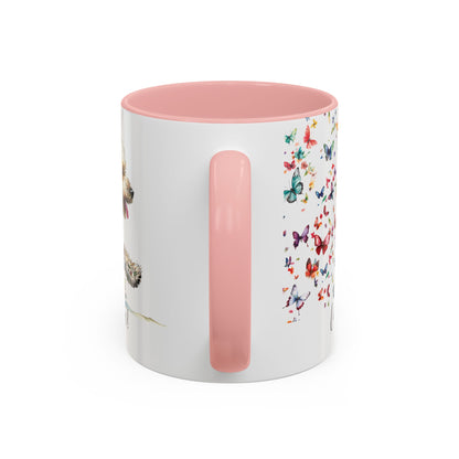 Golden Doodle #2 "Live like the gate was left open" Accent Mugs, 11oz