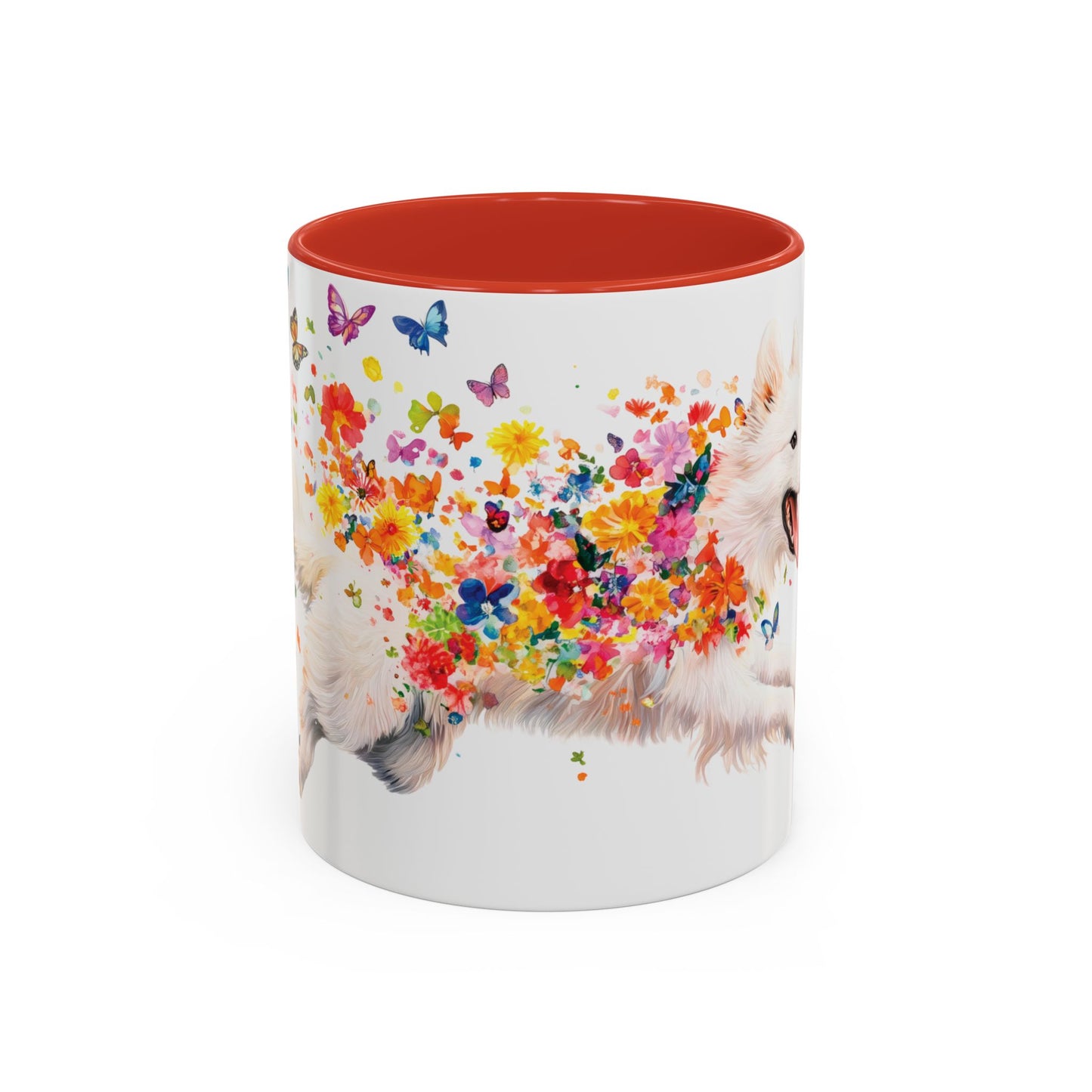 American Eskimo Personalized Accent Mugs, 11oz