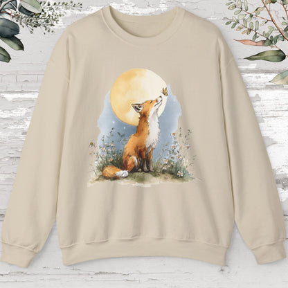 Fox & Butterfly #3 Unisex Sweat Shirt.