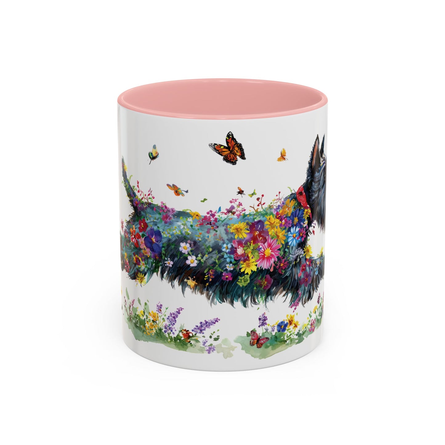 Scottish Terrier #2 Retriever Personalized Accent Mugs, 11oz