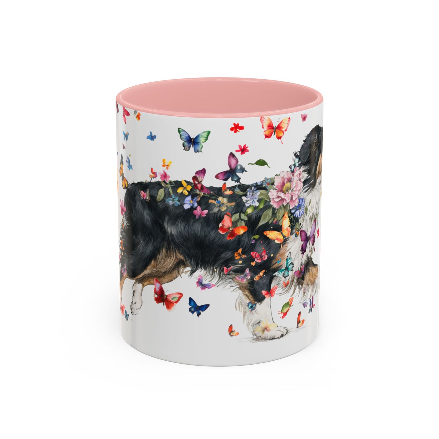 Australian Shepherd NBT #4 Personalized Accent Mugs, 11oz