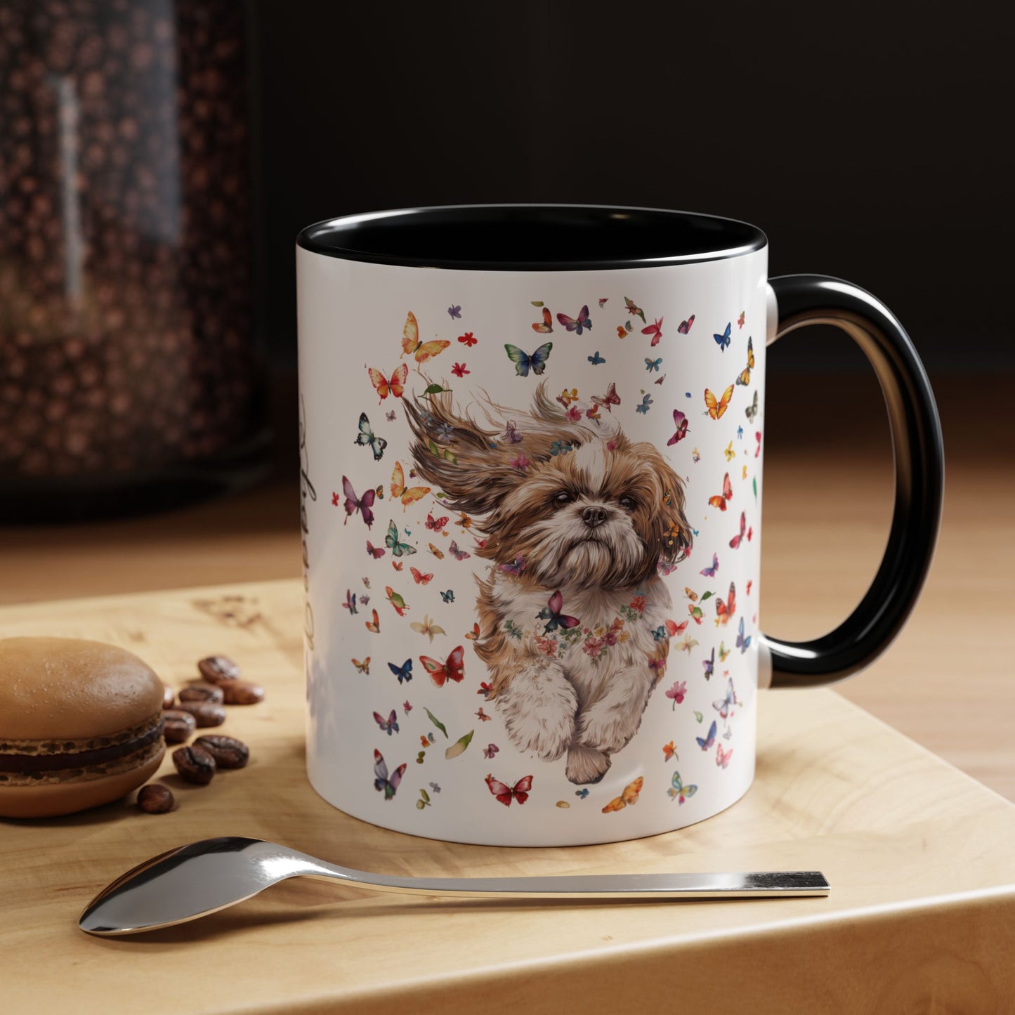 Shih Tzu #1 Personalized Accent Mugs, 11oz