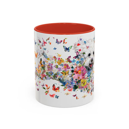 Bichon Frise #1 Personalized colourful Mugs, 11oz