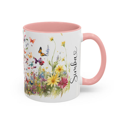 Schipperke #2 Personalized Accent Mugs, 11oz