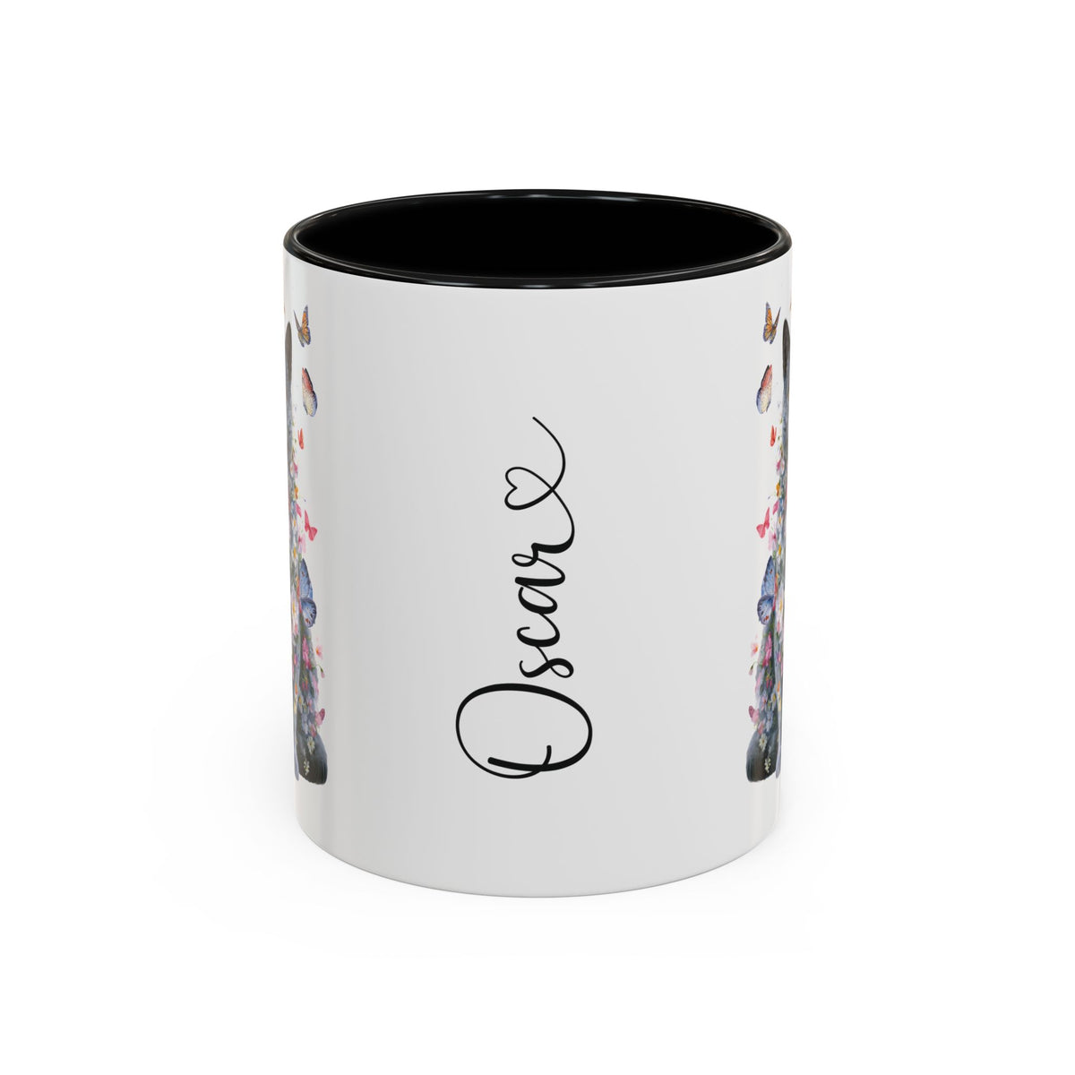 British Blue Cat #1 Personalized Accent Mugs, 11oz