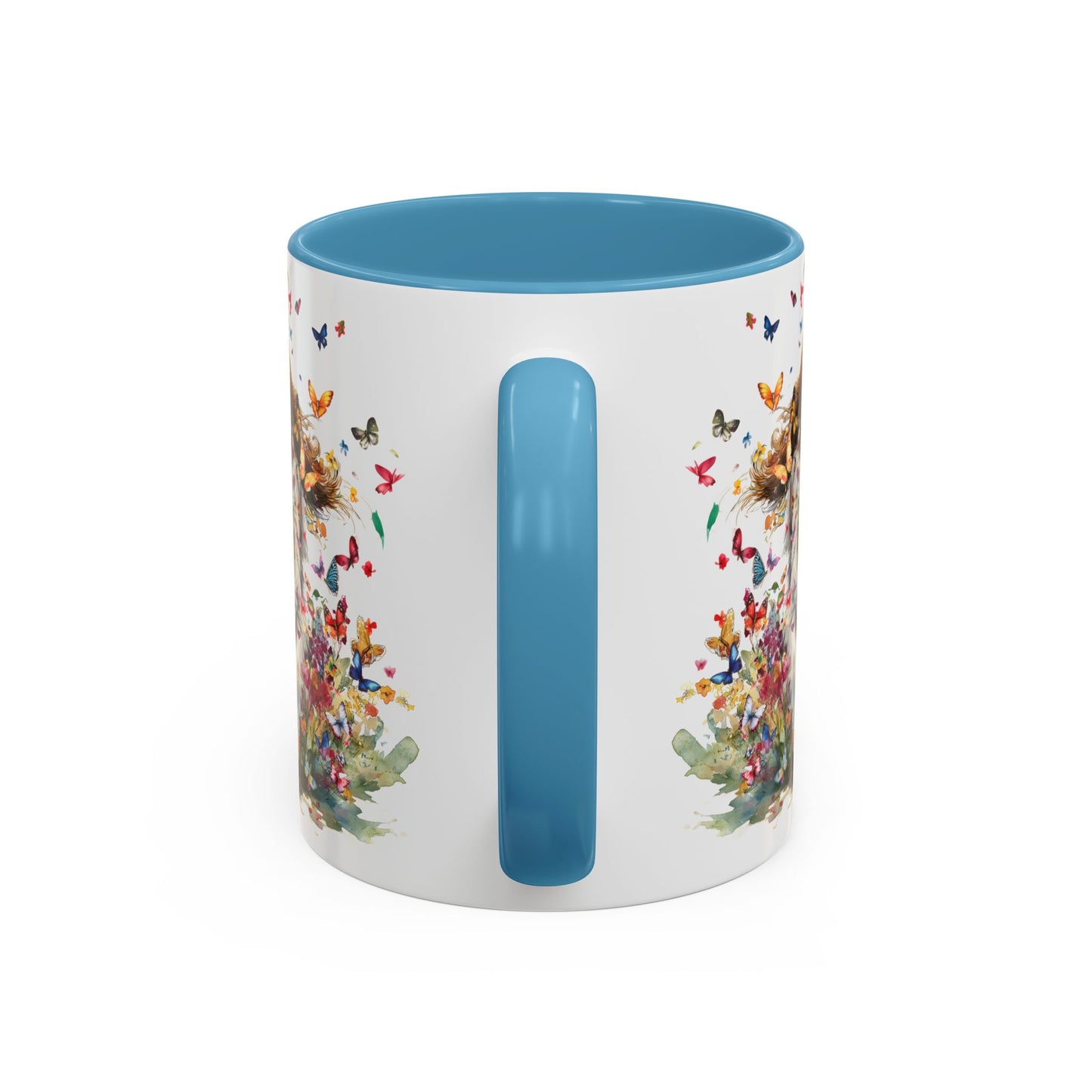 Clumber Spaniel #2 Personalized Accent Mugs, 11oz