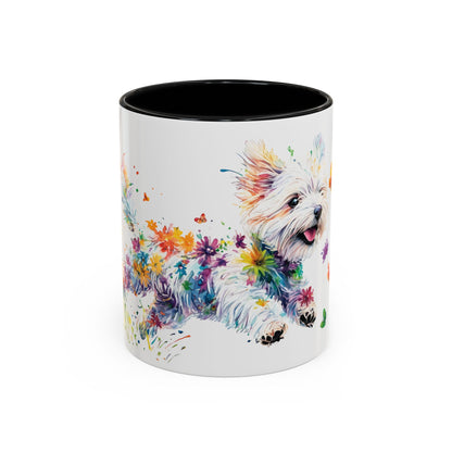 West Highland Terrier Personalized Accent Mugs, 11oz
