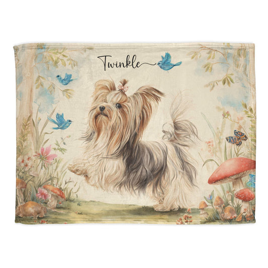 Biewer Terrier Personalised Blanket