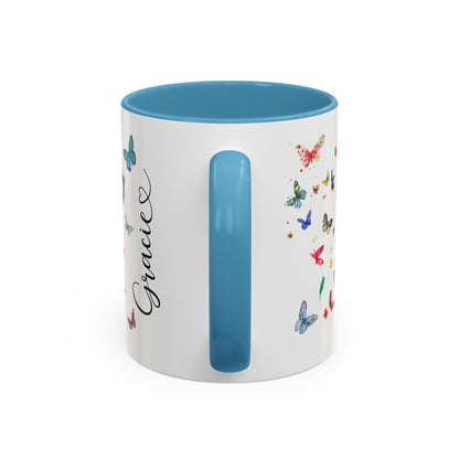 Lakeland Terrier #1 Personalized Accent Mugs, 11oz