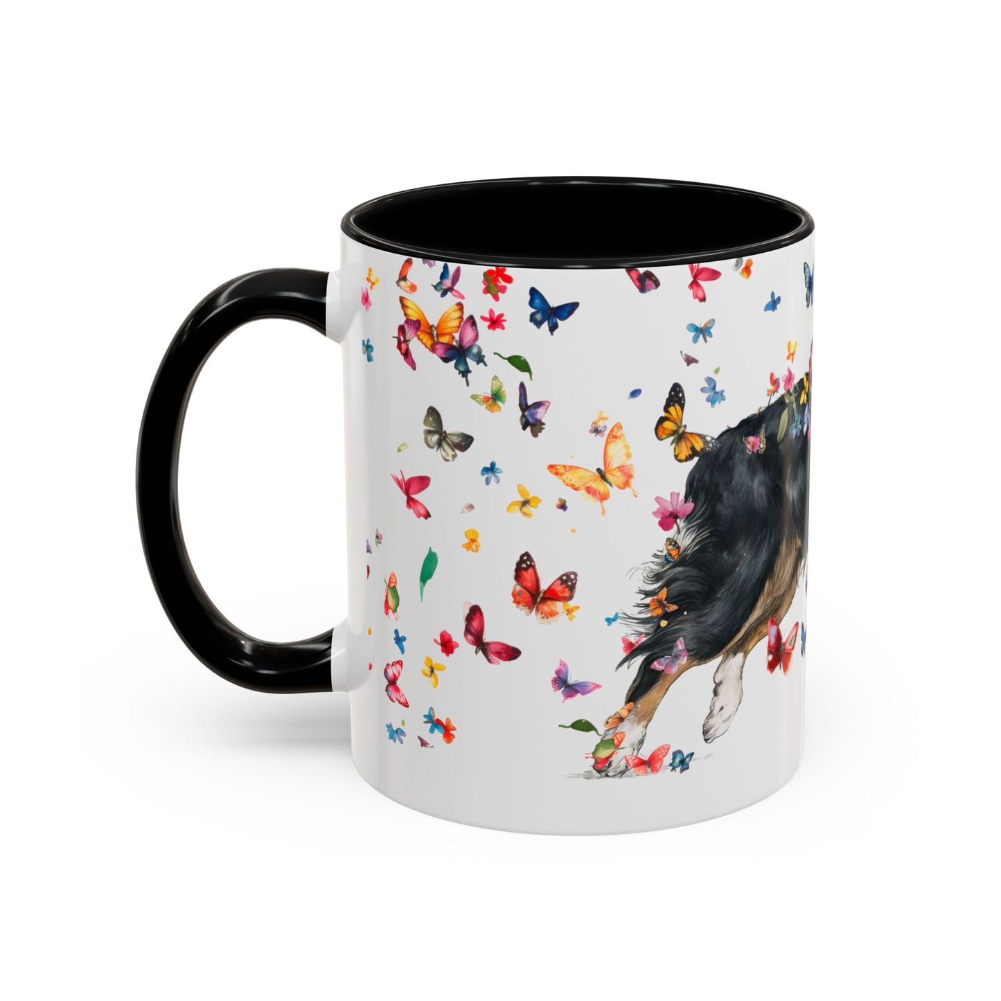 Australian Shepherd NBT #4 Personalized Accent Mugs, 11oz