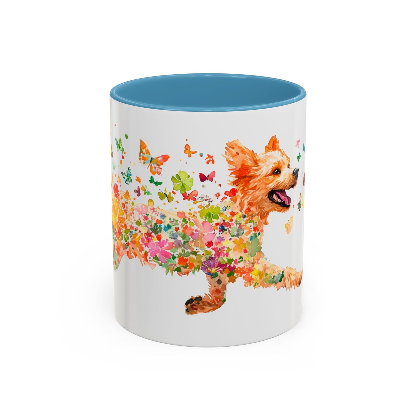 Golden Doodle/Groodle Personalized Colorful Accent Mugs, 11oz