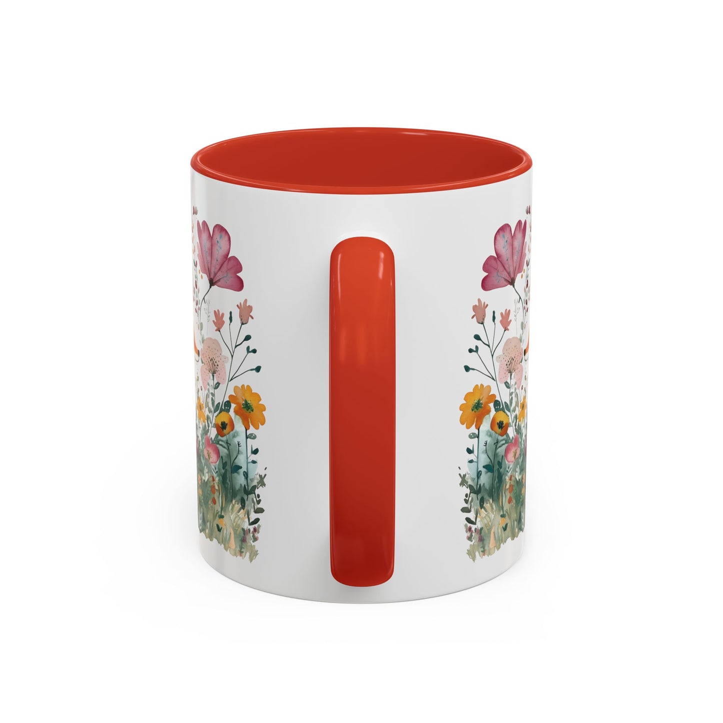 Fox #2 Personalized Accent Mugs, 11oz