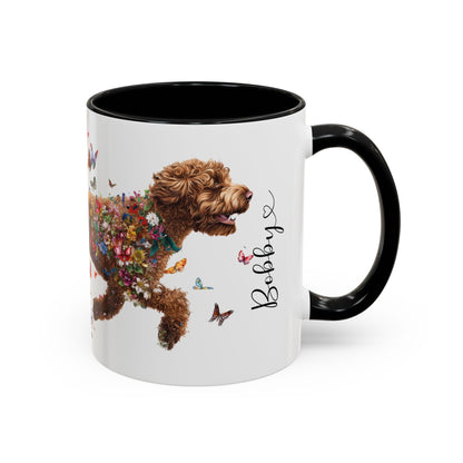 Lagotto Romagnolo #2 Personalized Accent Mugs, 11oz