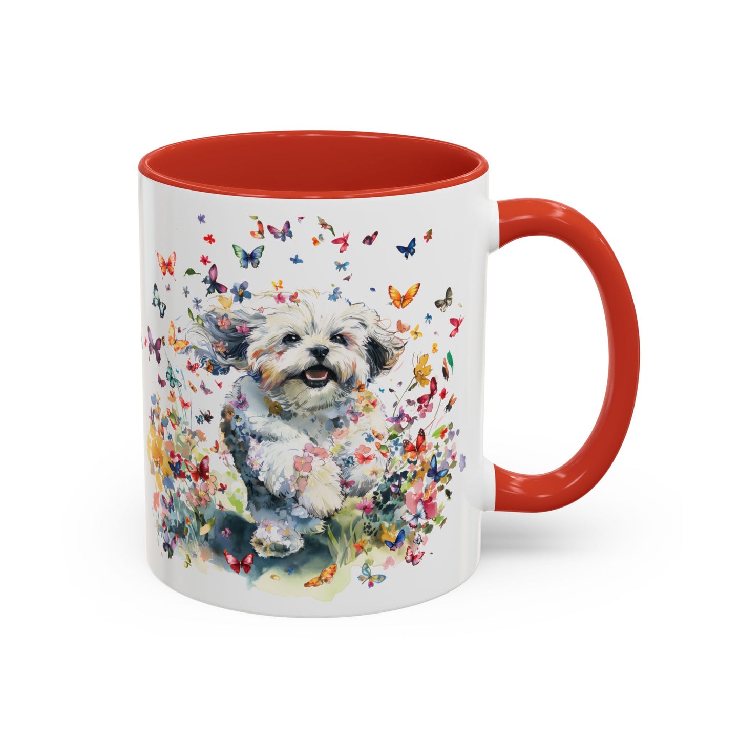 Shih Tzu #2 Personalized Accent Mugs, 11oz