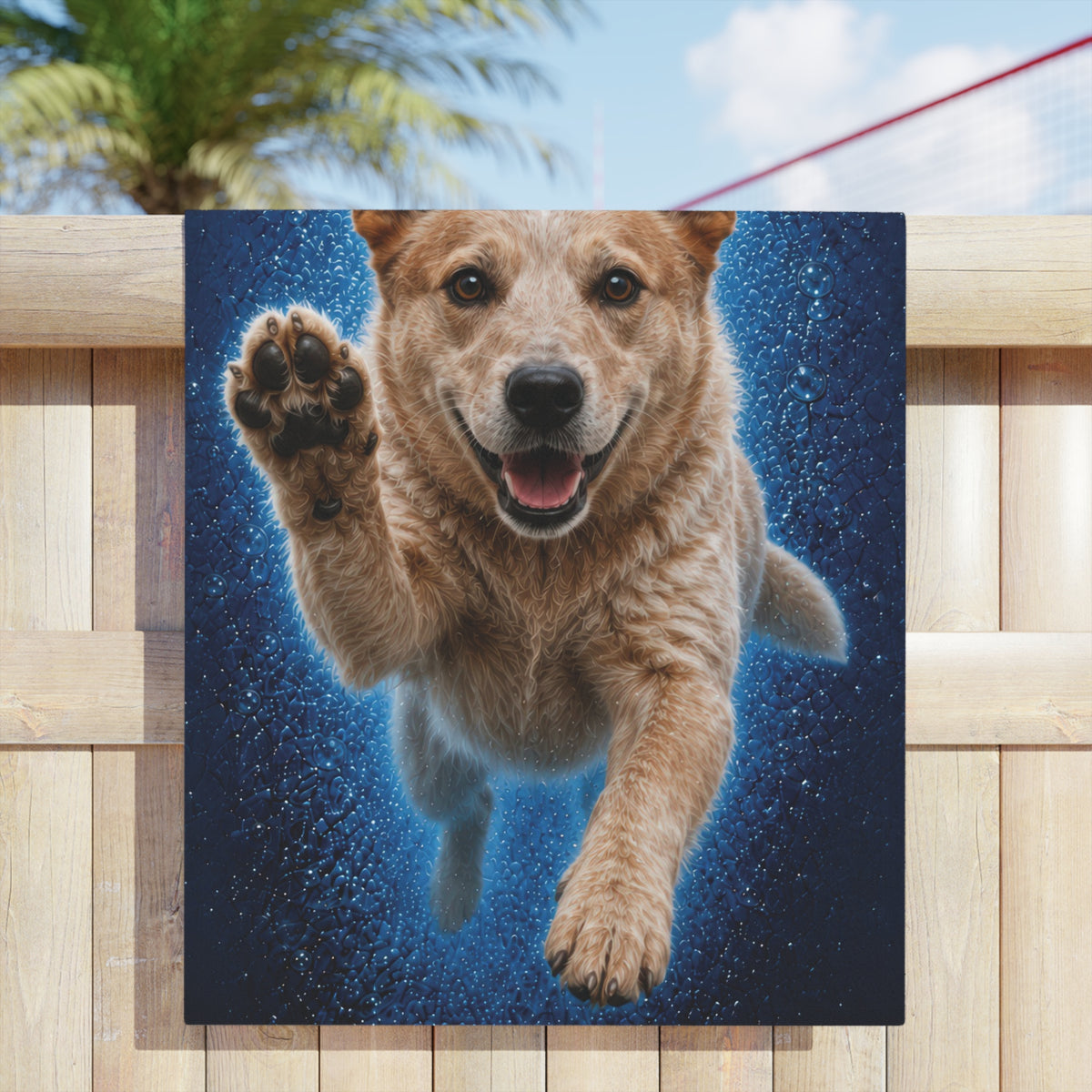 Australian Cattle Dog #1 PAWS Beach Towel