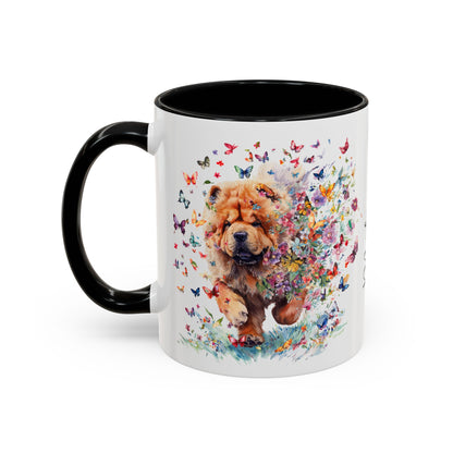 Chow Chow #6 Personalized Accent Mugs, 11oz