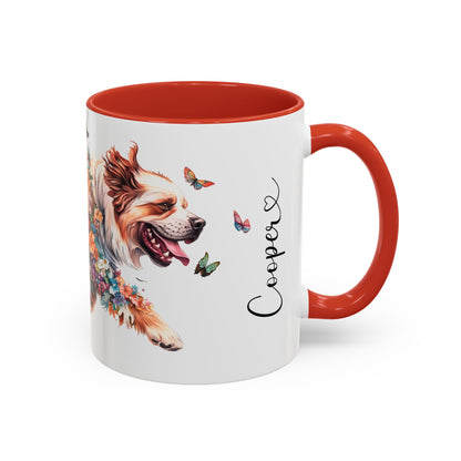 Tibetan Mastiff #2 Personalized Accent Mugs, 11oz