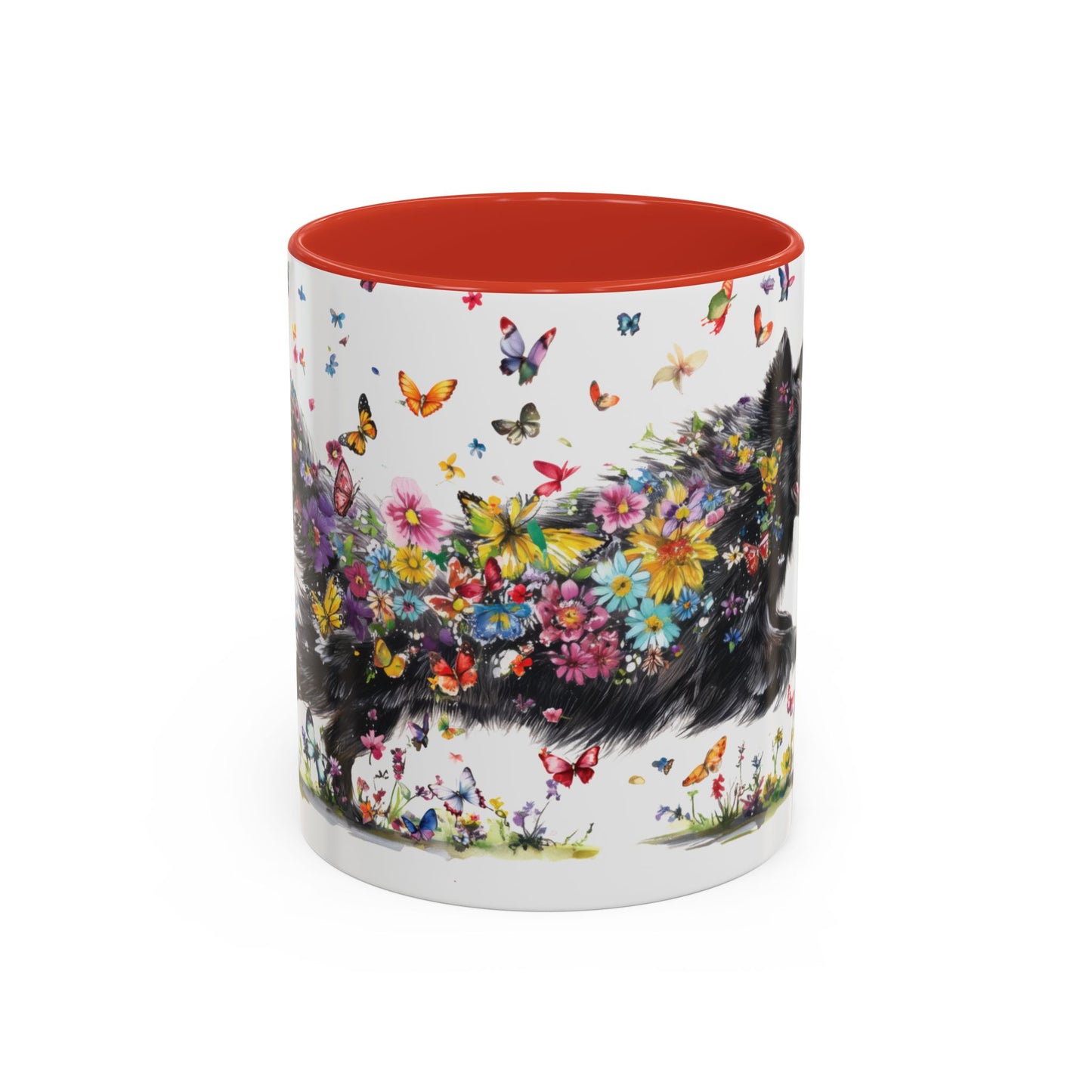 Schipperke Personalized Accent Mugs, 11oz
