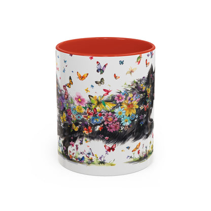 Schipperke Personalized Accent Mugs, 11oz